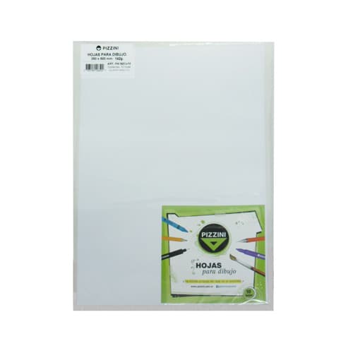 Hojas de Papel Dibujo Pizzini A3 106 Grs.X 10 Hjs.