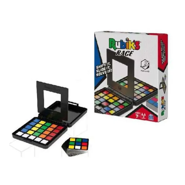 Rubik's juego carrera uno contra otro