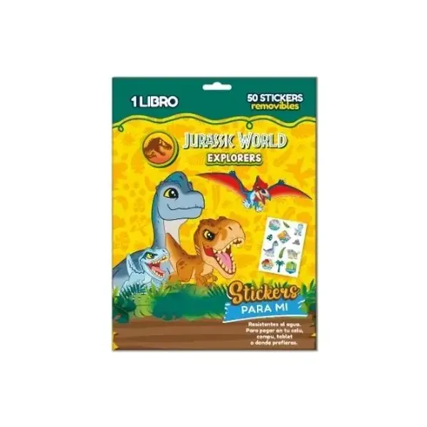 Flow pack editorial vertice mis favoritos stickers para mi jurassic explorer