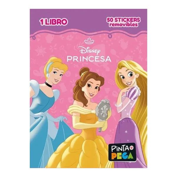 Pinta y pega princesas