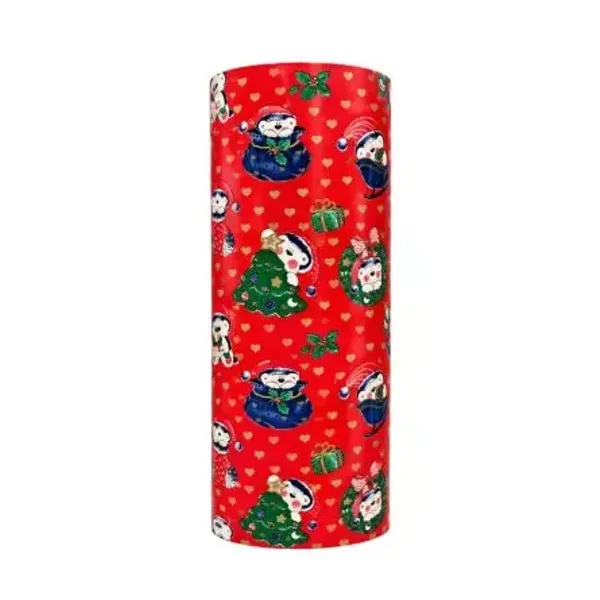 Papel regalo fantasia navidad bobina 40 cmx kilo