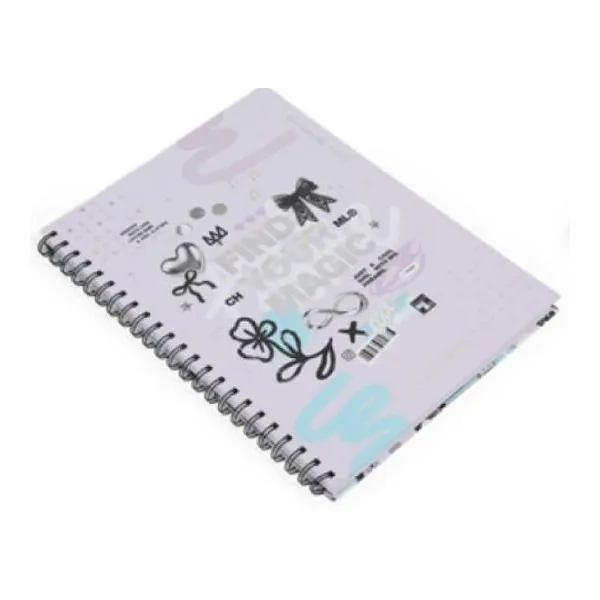 Cuaderno a4 espiralado 80 hojas blockcore