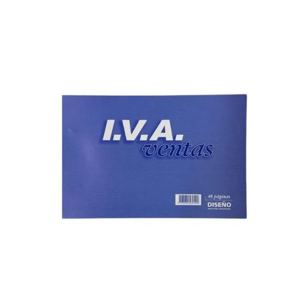 Libro de iva ventas diseño t/flex.24 hs.