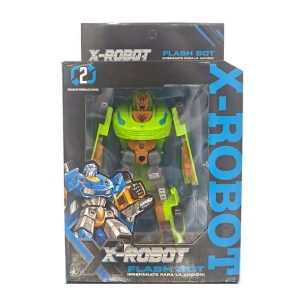 Super robot auto transformer en caja 2 modelos surtidos