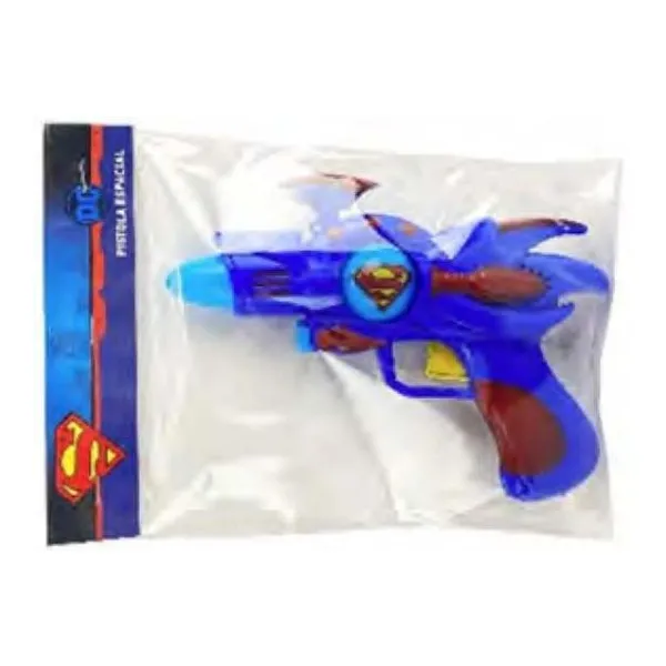 Pistola de superman con luz y sonido 21.5 17 3.5