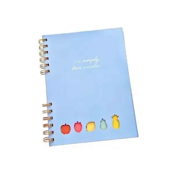 Cuaderno espiral a5 ibi craft citric tapa dura 80 hjs.+ bolígrafo