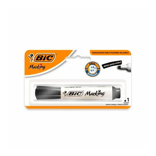 Marcador para pizarra marking negro x1 BIC