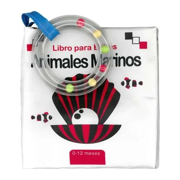 Libro blandito para bebés animales marinos 15 15 cm
