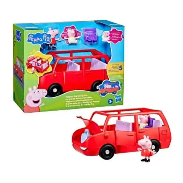 Hasbro Peppa Pig - playset - auto grande de la familia