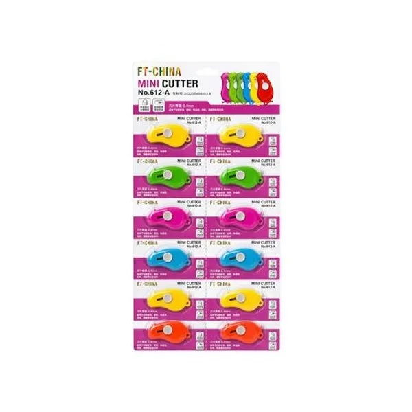 Trincheta 4 mm fantasia blister x12 unidades