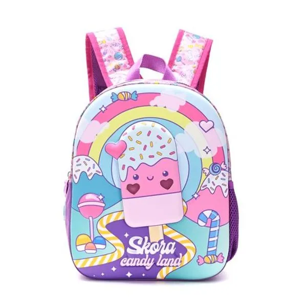 Mochila 12" espalda petit ice cream con luz Skora