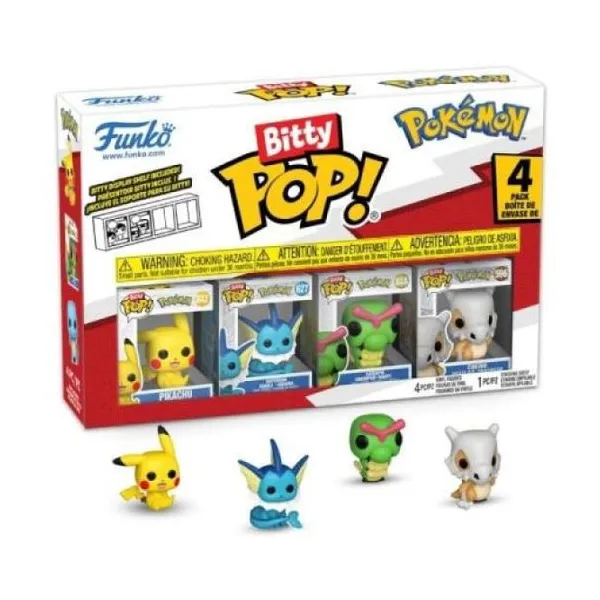 Bitty pop: pokémon- pikachu 4pk