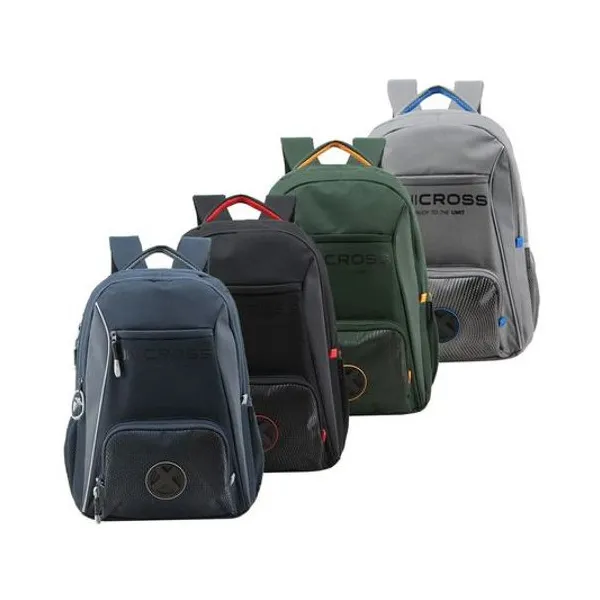 Mochila 18" espalda carbono x unidad colores surtidos unicross