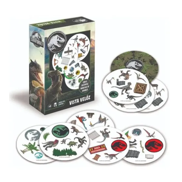 Jurassic world vista veloz cartas