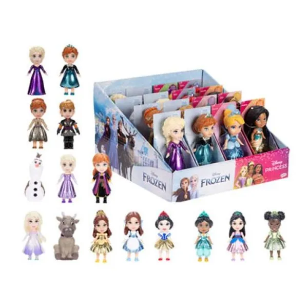 Muñecas 3" articuladas surtido Frozen y princesas