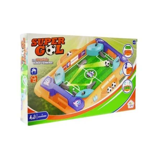 Juego de mesa super gol fútbol en caja 35x22x5 cm