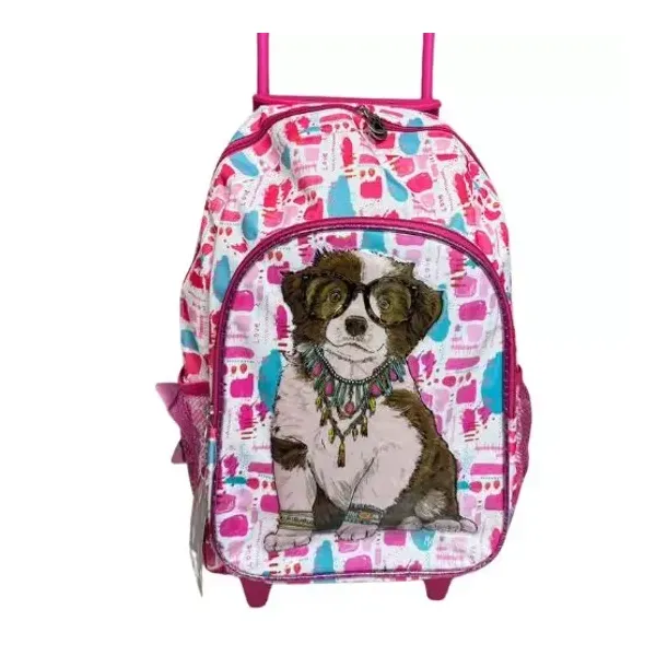 Mochila con carro 17" m.e. love n.° 3651/3652