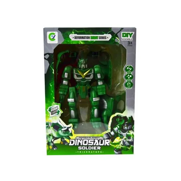 Robot transformer dinosaurio en caja 18x25x7 cm modelos surtidos