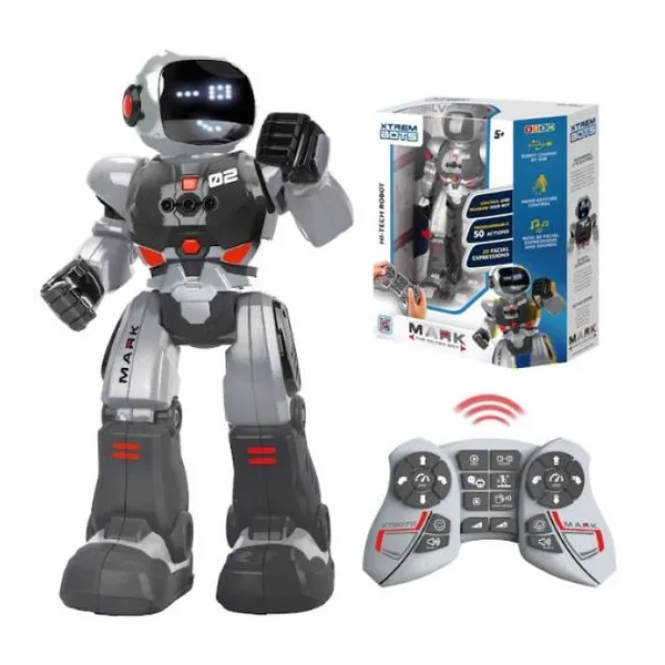 Robot radio control hi-tech mark 28 cm 50 acciones para programar