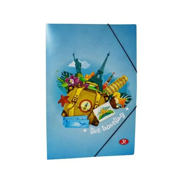 Carpeta oficio 3 solapas con elastico fantasia jr