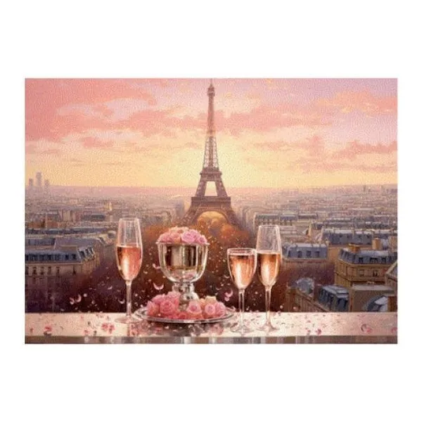 Puzzle 500 pzas paris romantic pink tones (50-126)