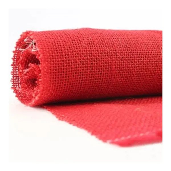 Rollo yute/arpillera Kreker 0.33 cmx 1 mt.rojo