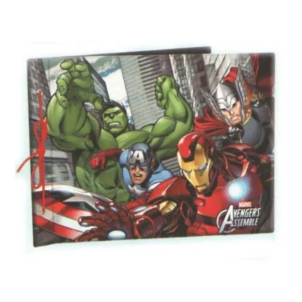 Avengers - carpeta n.° 5 pvc con cordón