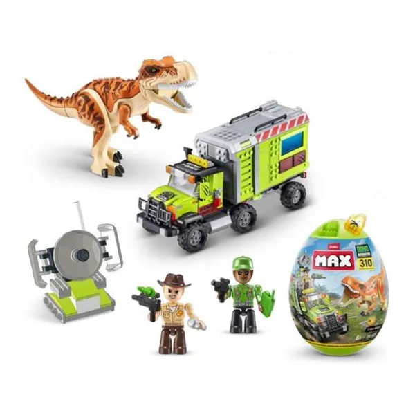 Max dino adventureegg set t-rex attack 310 pieces