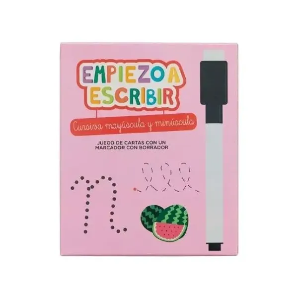 Cartas educativas barco de papel empiezo a escribir cursiva