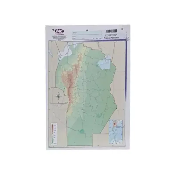 Block mapas m.c.n.° 5 pcia. cordoba fp x20 un.