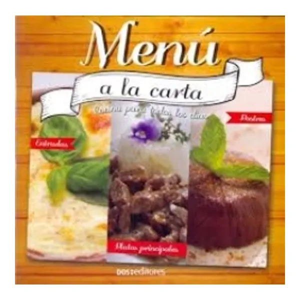Menu a la carta -cod.97956-