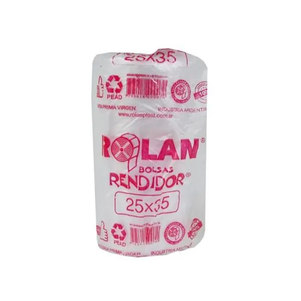 Bolsa arranque 25x35 cm rendidor calidad original x500 unidades rolanplast
