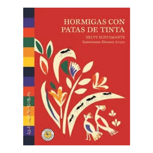 Hormigas con patas de tinta