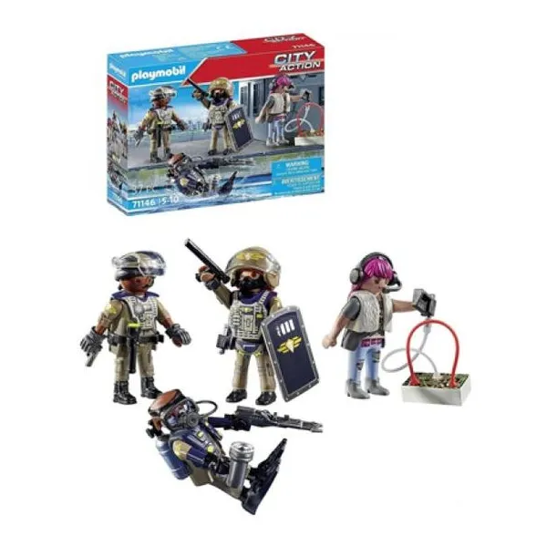 Set con figuras de fuerzas especiales