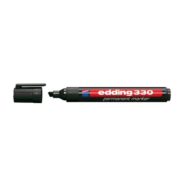Marcador Edding e 330 permanente para bis.negro