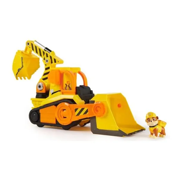 Paw Patrol rubble & crew- camión deluxe rubble bark yard bulldozer