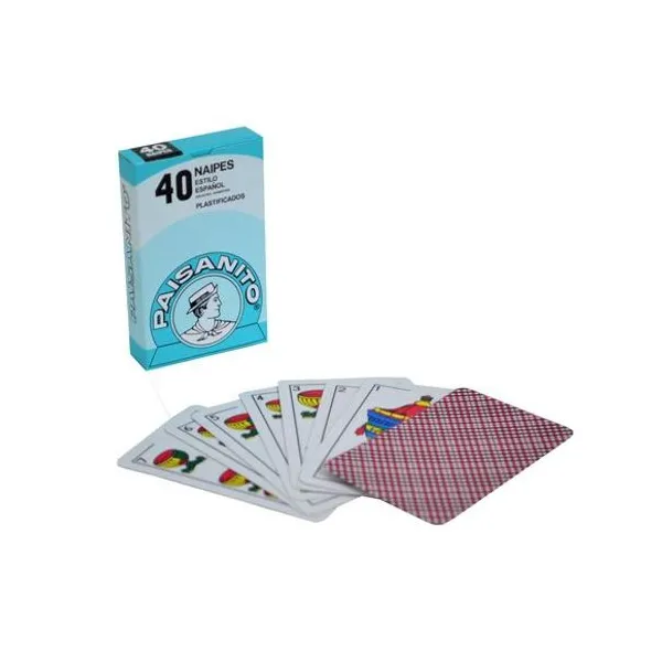 Naipes/cartas españolas x40 paisanito