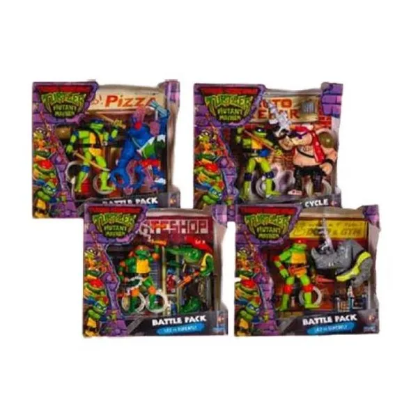 Tortugas ninja - figuras con accesorios.