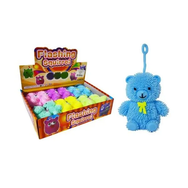 Squishy osito con luz 8x10 cm x1 colores surtidos