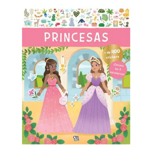 Stickers creativos - princesas