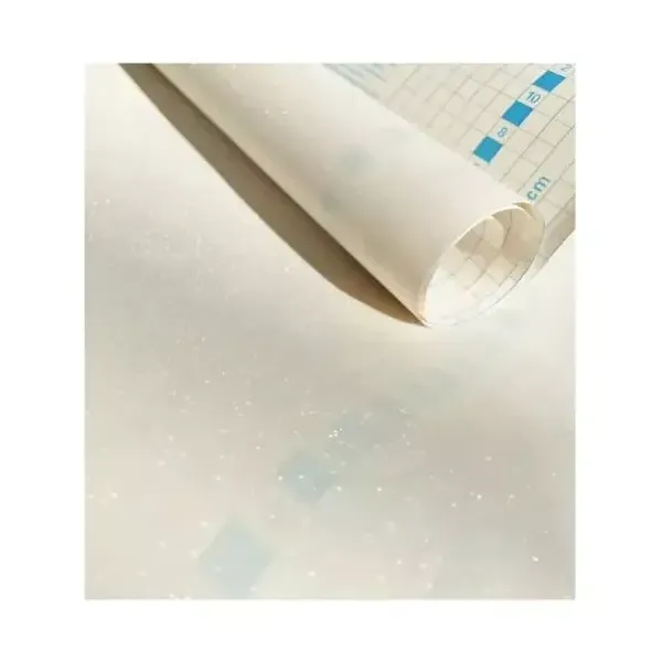 Rollo contac binder glitter blanco 0,45 x2 mts