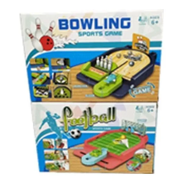 Cr juego de mesa,fútbol,bowling y basket 20x4x17 cm aprox.