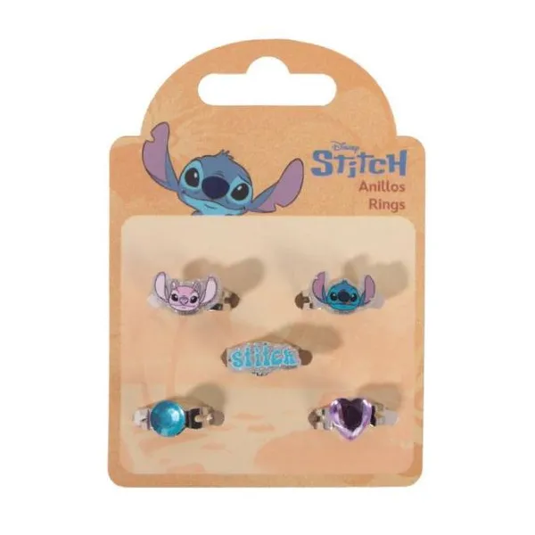 Bijouterie set de anillos x5 lilo & Stitch