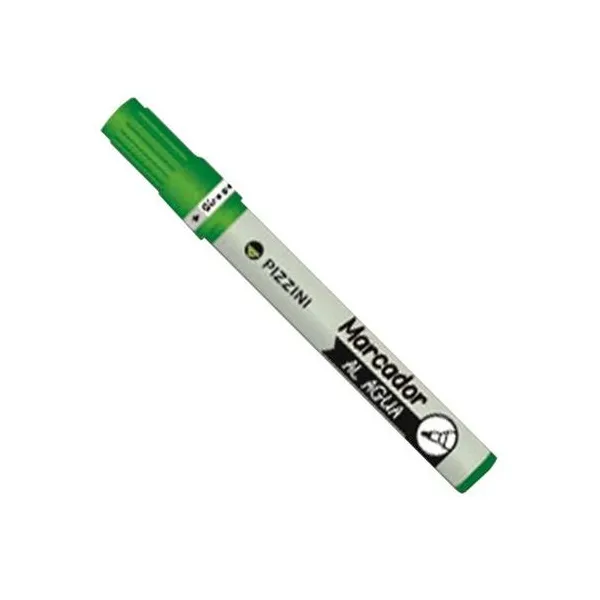 Marcador al agua verde pta red caja x12 Pizzini -
