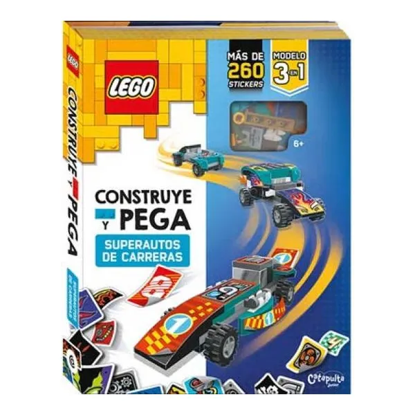 Lego: construye y pega súper autos de carrera