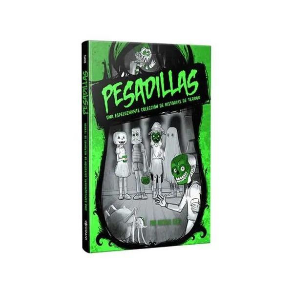 Libro de cuentos pesadillas historias de terror 14x20 cm 224 páginas latinbooks