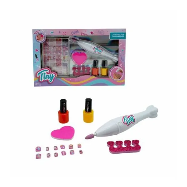 Set de manicura infantil con lima electrica en caja 33x20x4 cm Tiny