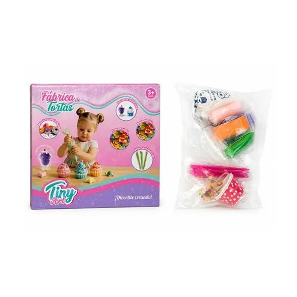 Set fabrica de tortas cupcake con accesorios en caja 21x15x5 cm