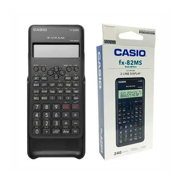 Calculadora Casio científica fx-82ms-2 240 funciones