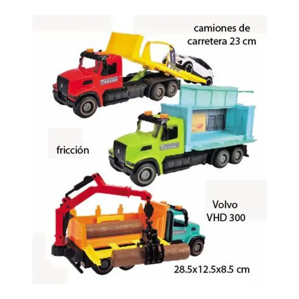 Dickie toys volvo vhd 300 heavy road trucks 23 cm